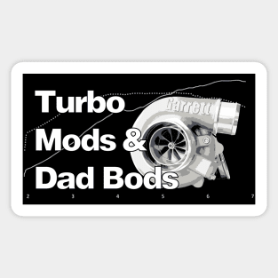 Turbo Mods and Dad Bods Boost USA JDM Cleetus C6 Ruby Red Murica Dyno Sticker